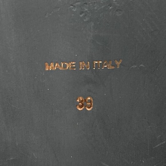 L'idea by Lori Brown Leather Slide Sandals Made in Italy US 9, EU 39 - Picture 9 of 10